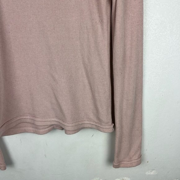 We The Free Call Me Cardigan Sweater Pink V-neck Button Front Long Sleeve Medium - Picture 11 of 12